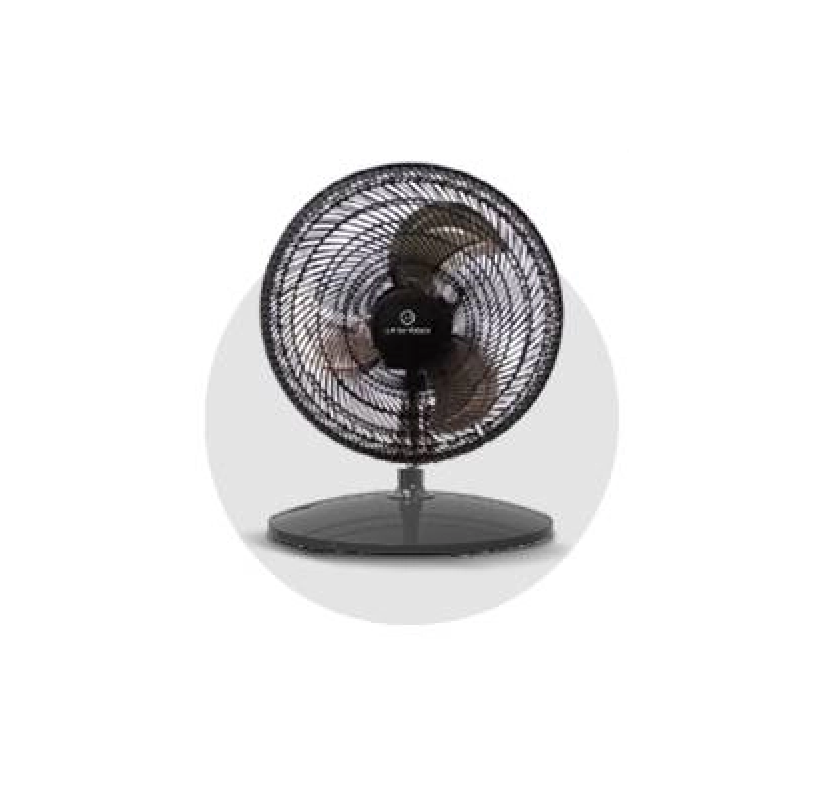 VENTILADOR PIE WHITENBLACK 18" - 3 EN 1 - PALETA METALICA