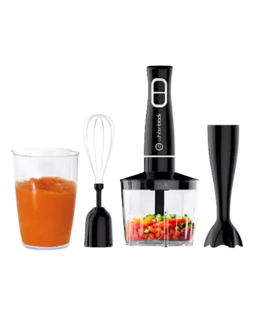 MIXER CON ACCESORIOS WHITENBLACK 450W