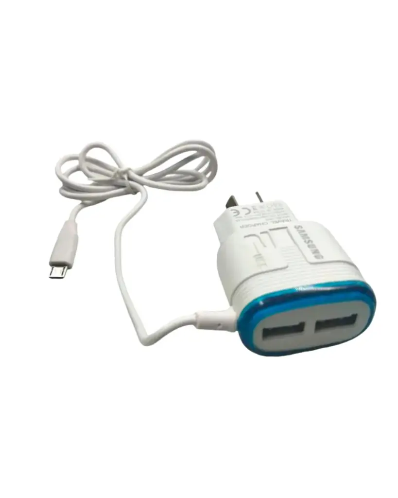 CARGADOR SAMSUNG 2 USB A TIPO C 3.1A