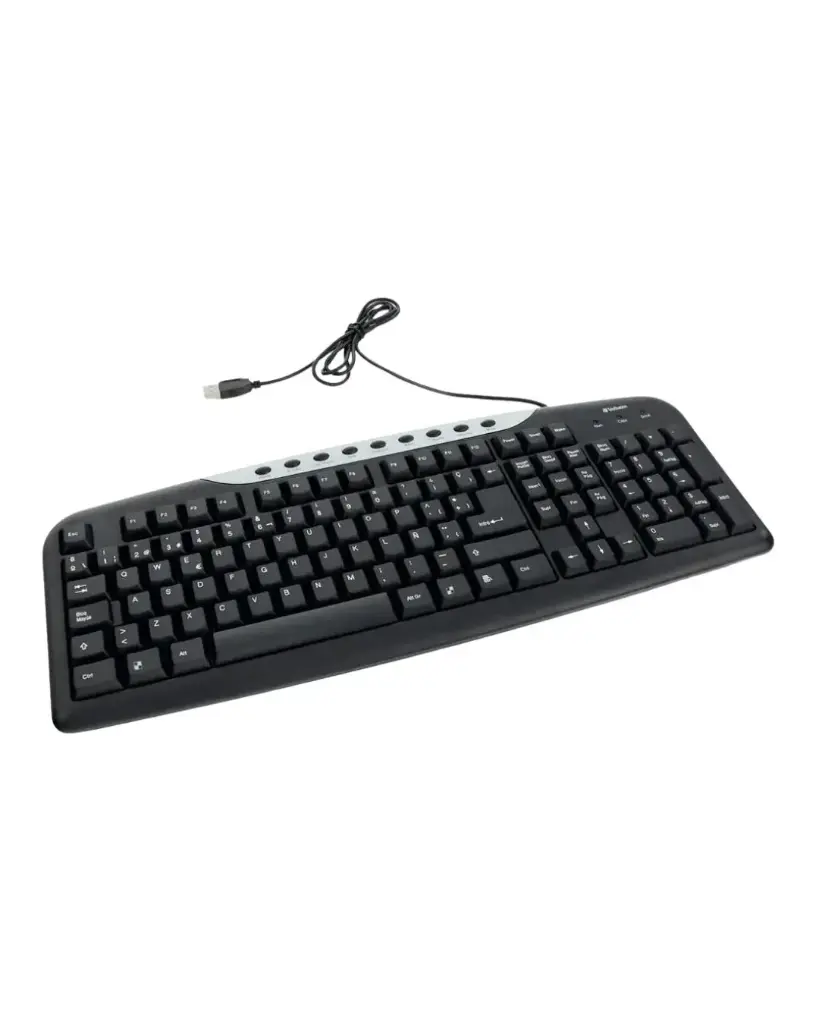 TECLADO VERBATM MULTIMEDIA USB NEGRO
