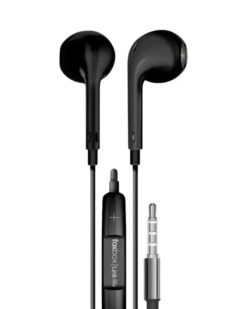 AURICULARES CON CABLE FOXBOX NEGRO