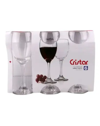 COPA CRISTAR PACK x 6