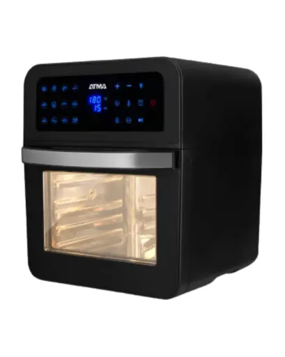 FREIDORA DE AIRE Y HORNO ATMA NEGRA 11,6LTS